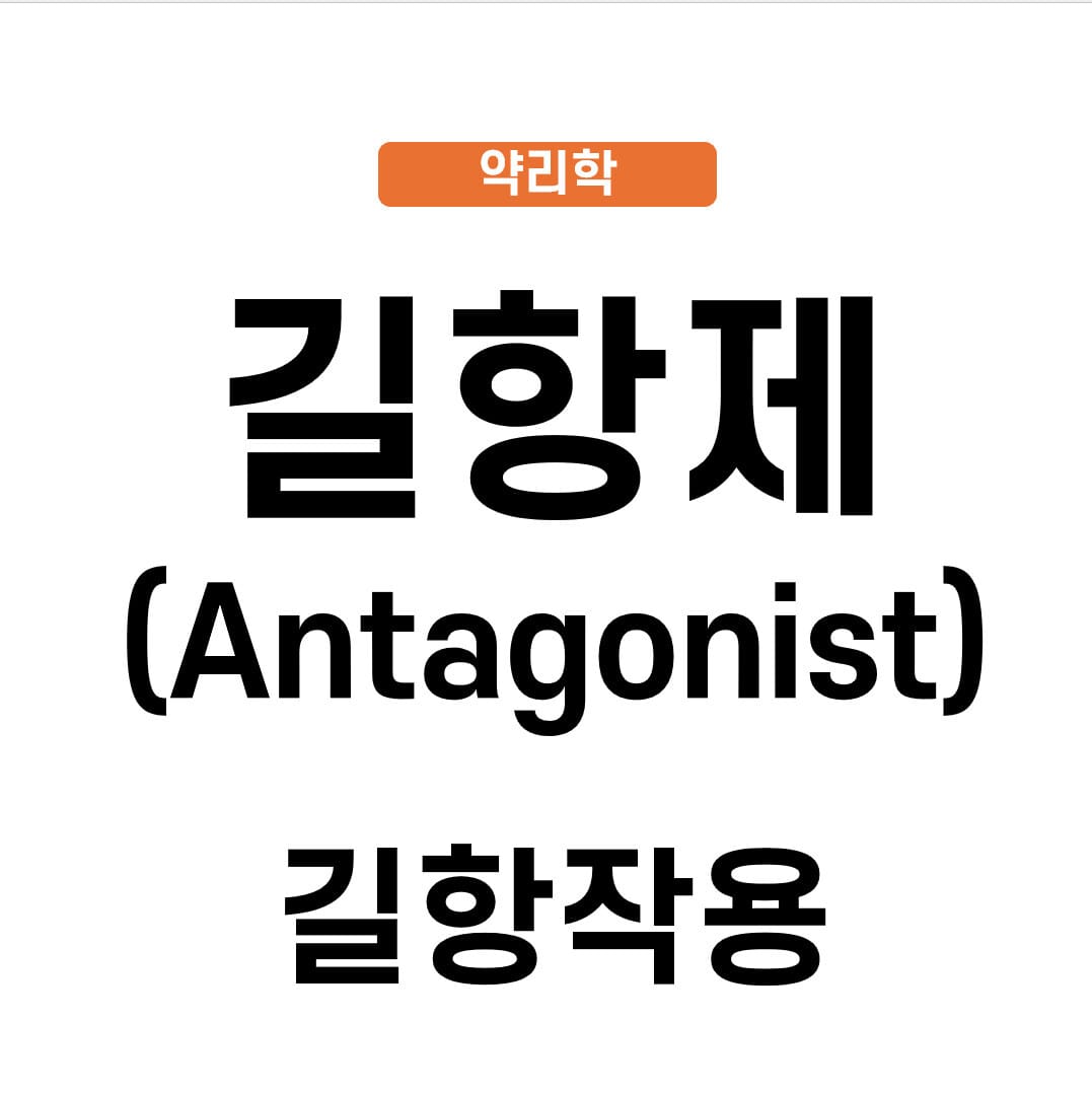 길항제와 길항작용 (Antagonist, Antagonism)