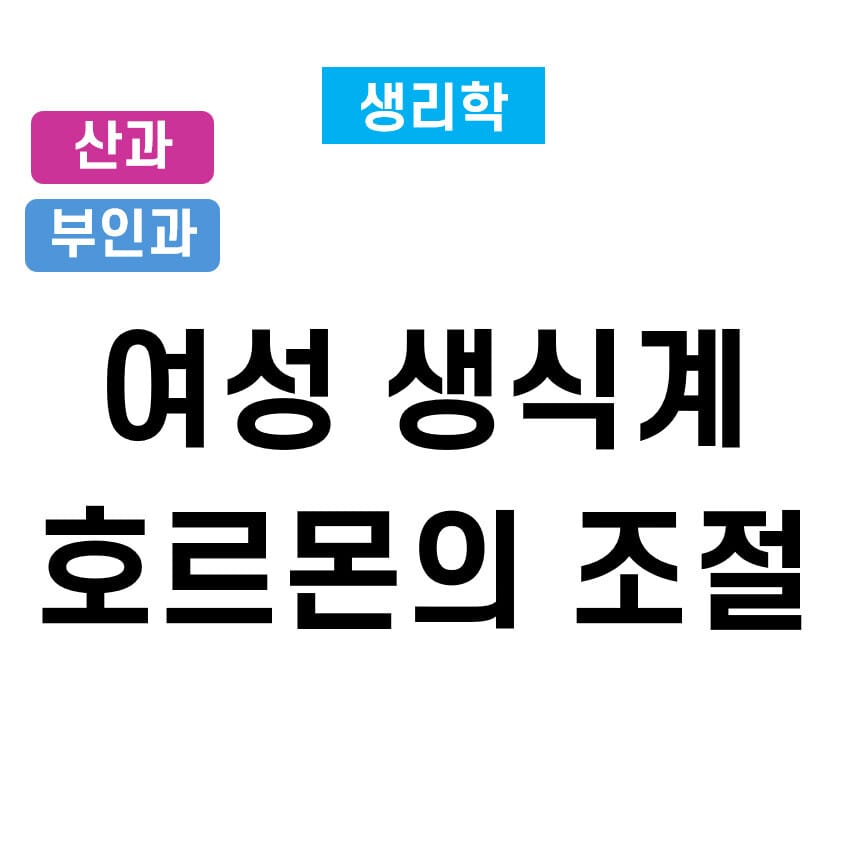 여성 생식계 호르몬의 조절