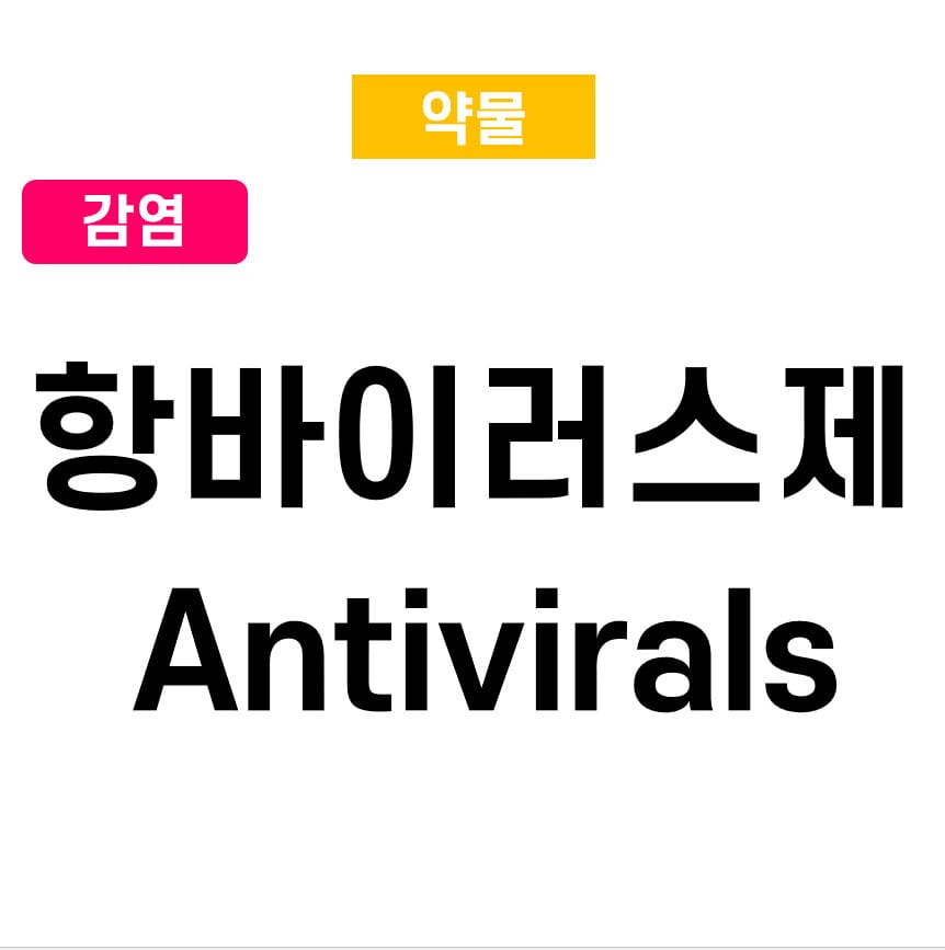 항바이러스제 01. 항바이러스제의 약물군 (Antiviral Drugs)