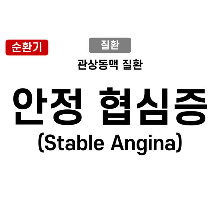 안정 협심증 (Stable Angina)