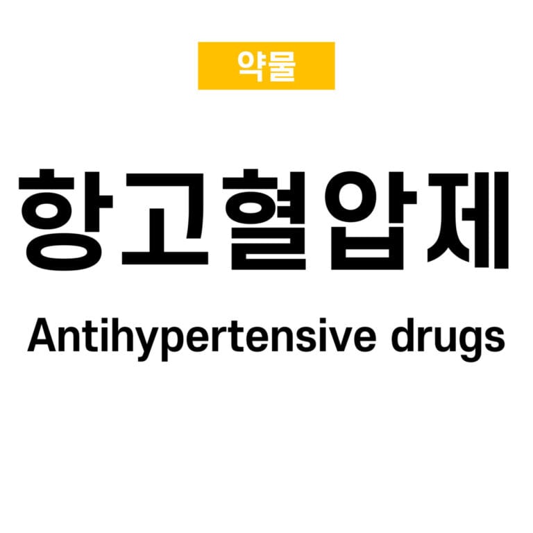 항고혈압제 (Antihypertensives)