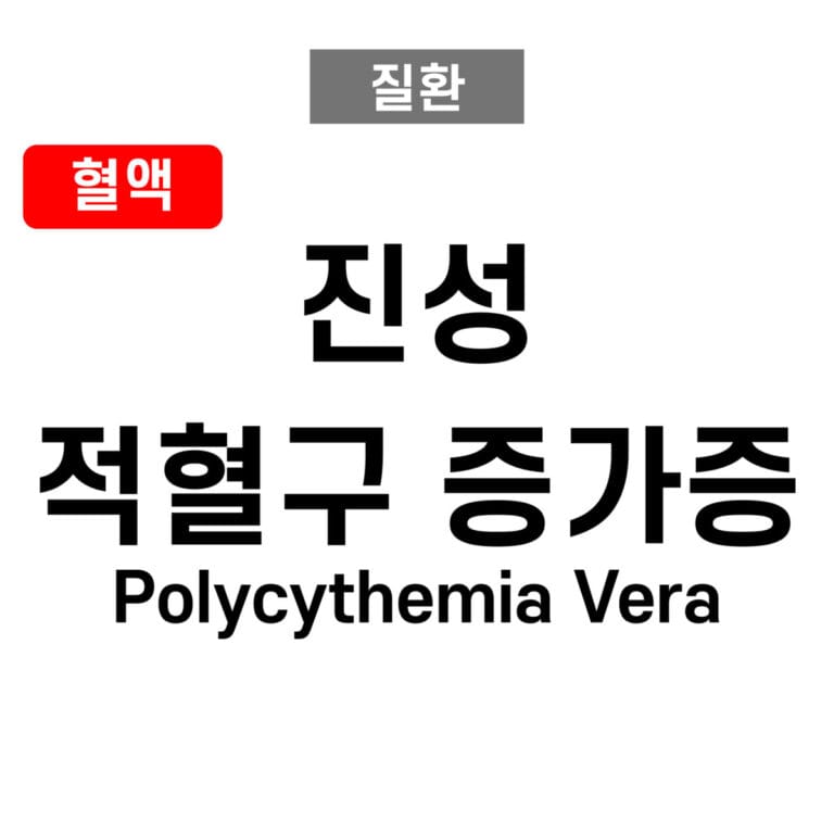 진성 적혈구 증가증 (Polycythemia Vera)