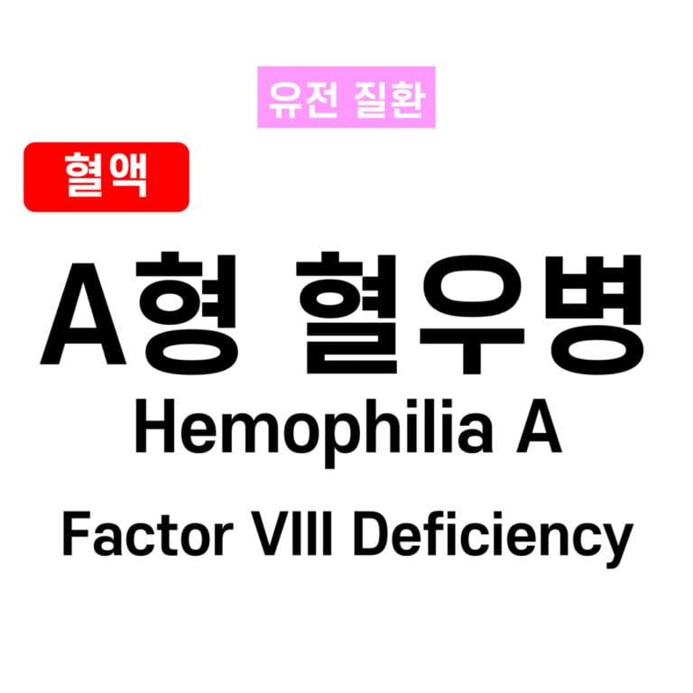 A형 혈우병 (Hemophilia A)
