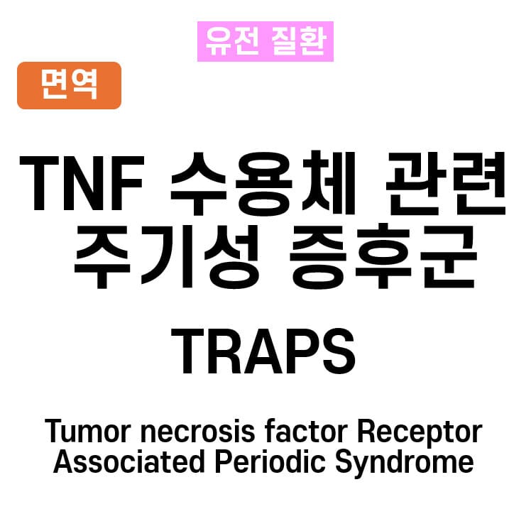 TNF 수용체 관련 주기성 증후군 (TRAPS, Tumor necrosis factor receptor-associated periodic syndrome)