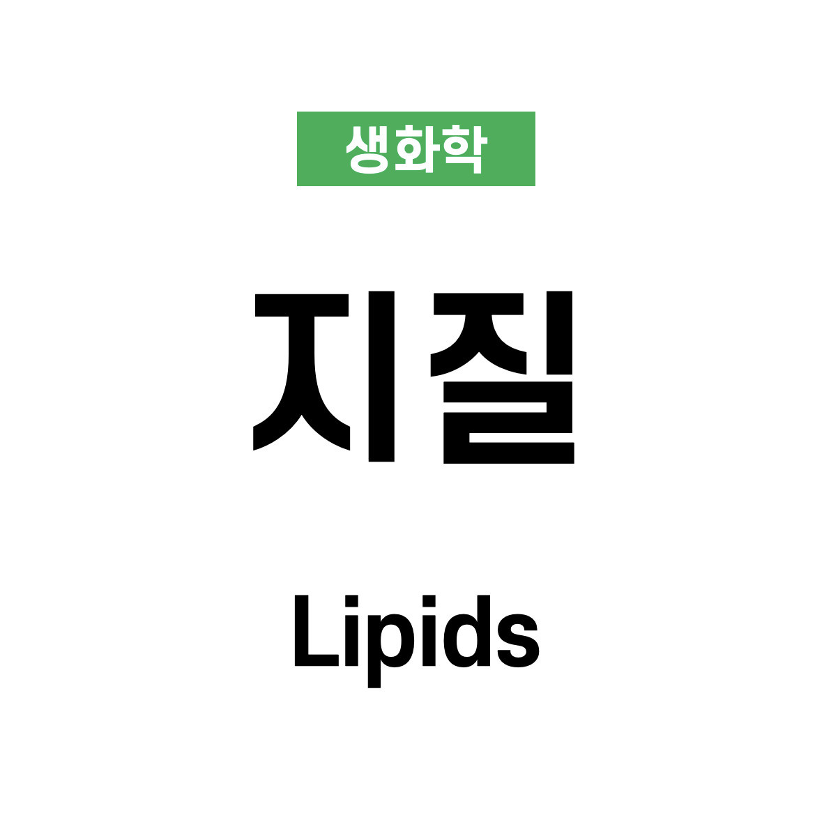지질(Lipids)