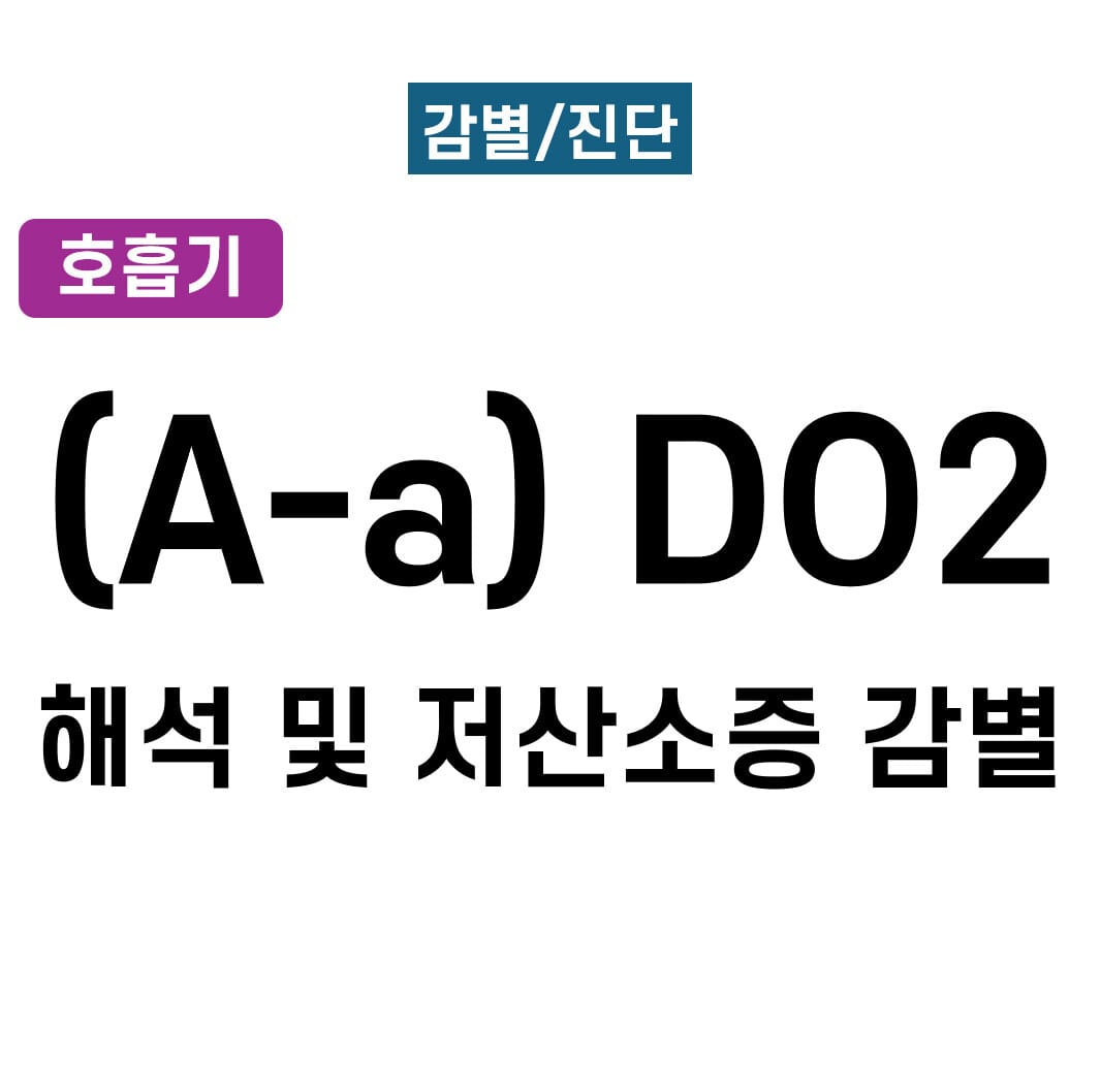 (A-a)DO2의 해석
