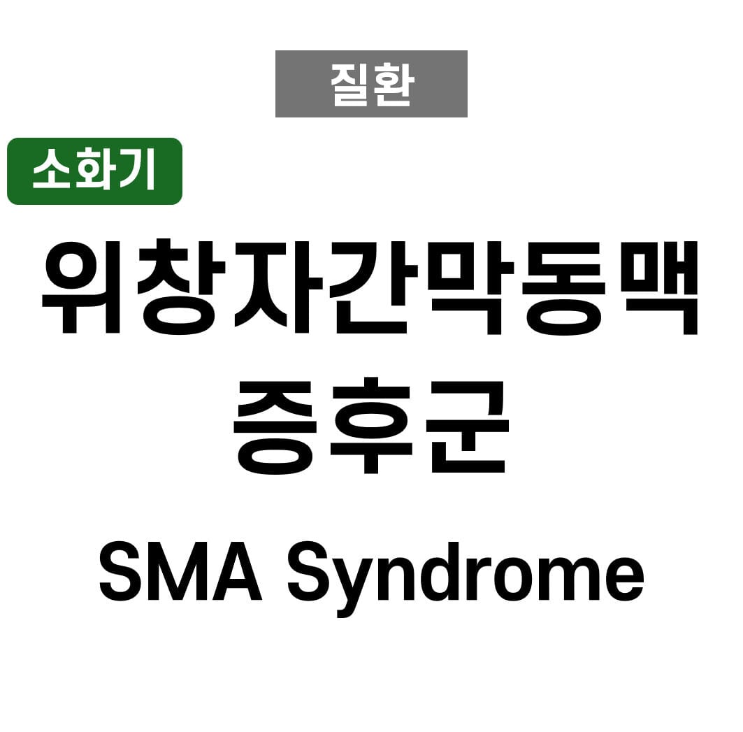 위창자간막동맥 증후군 (SMA Syndrome, Superior Mesenteric Artery Syndrome)