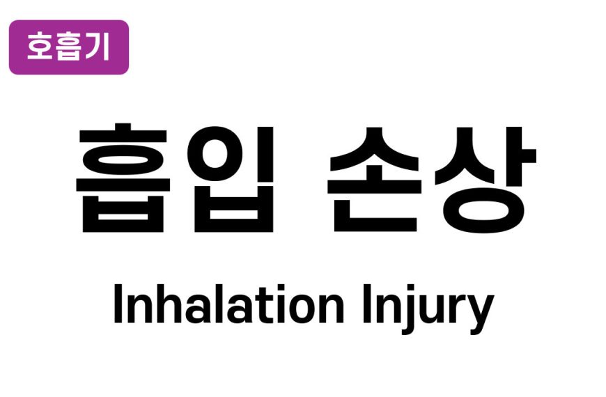 흡입 손상(Inhalation Injury)