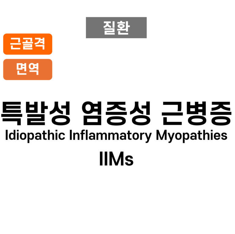 특발성 염증성 근병증 (Idiopathic Inflammatory Myopathies, IIM)